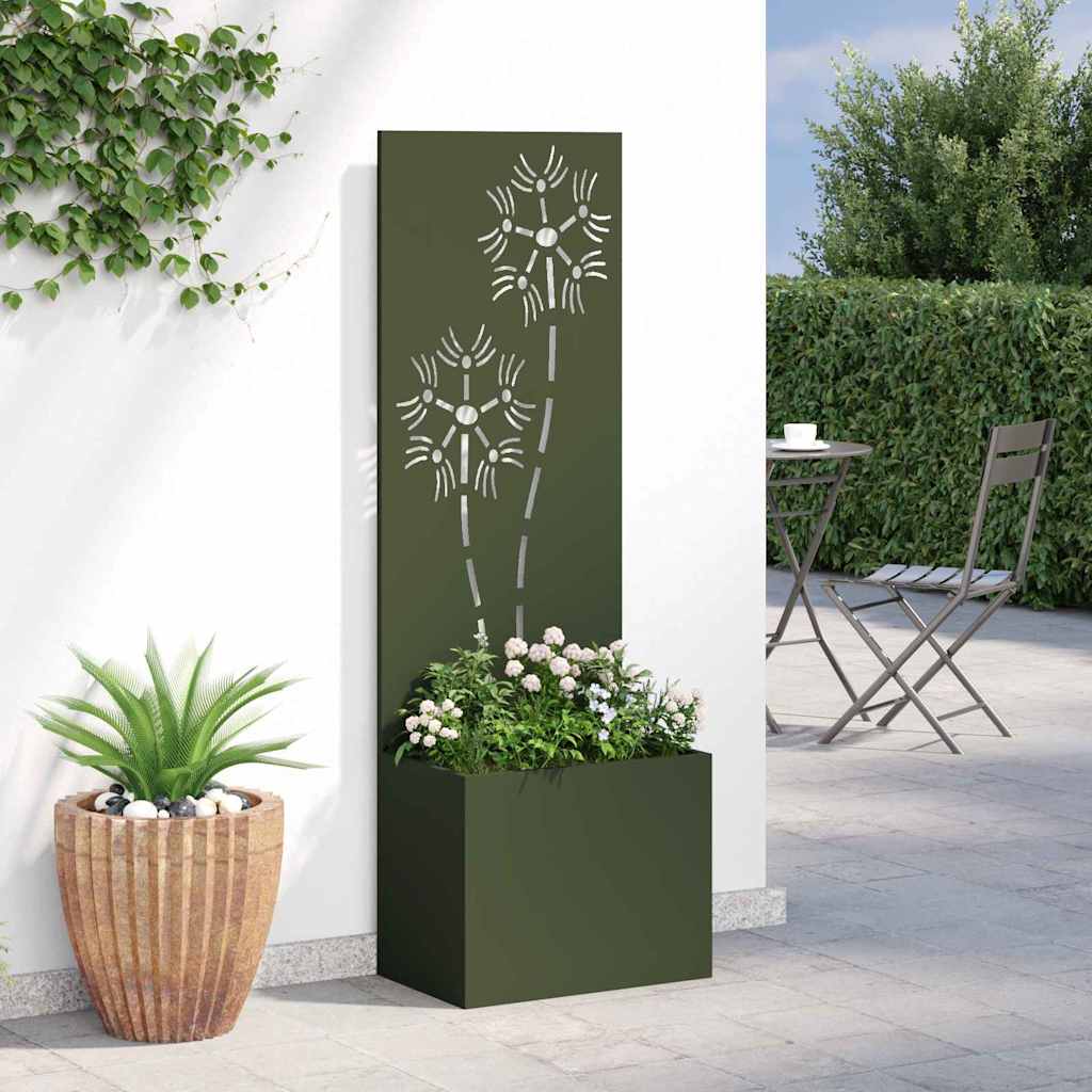 Schermo per privacy in giardino Oliver verde 50 x 32 x 150 cm