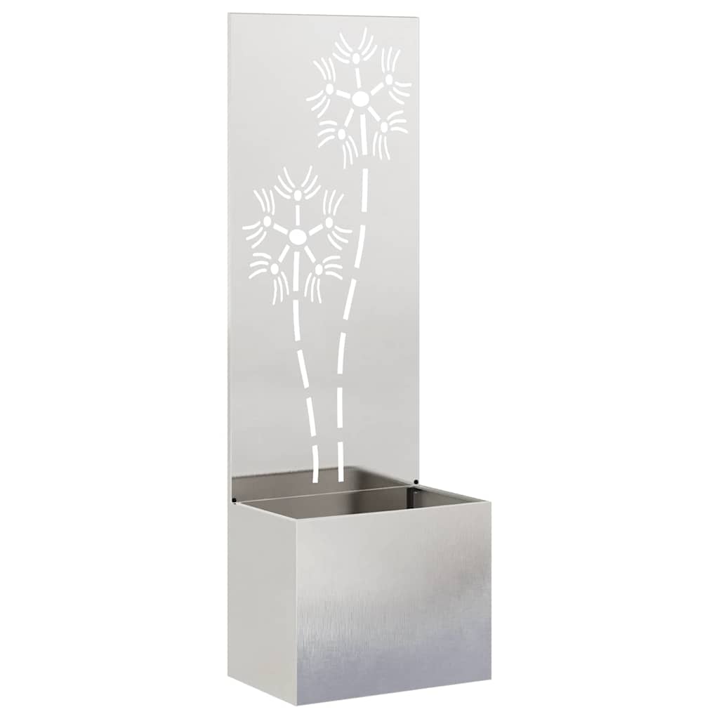 Schermo per privacy in giardino Argento 50 x 32 x 150 cm