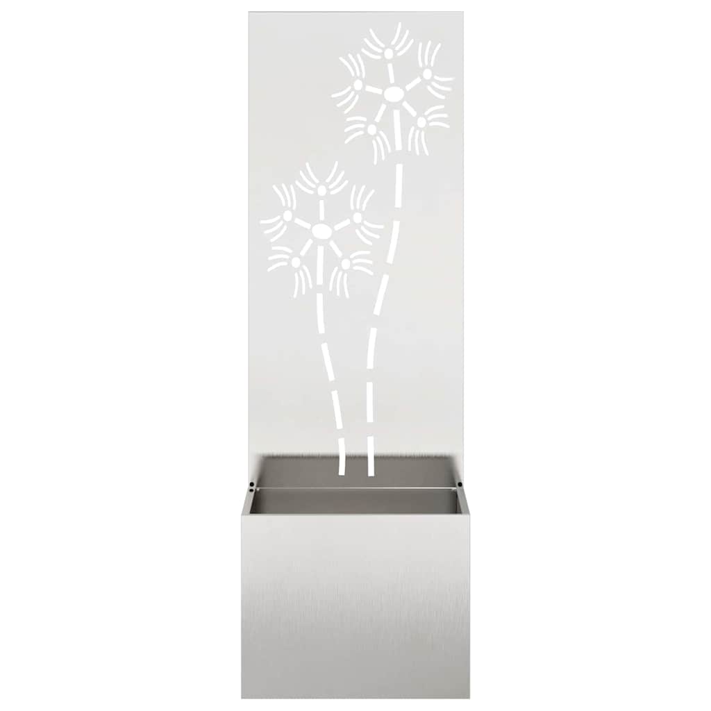 Schermo per privacy in giardino Argento 50 x 32 x 150 cm