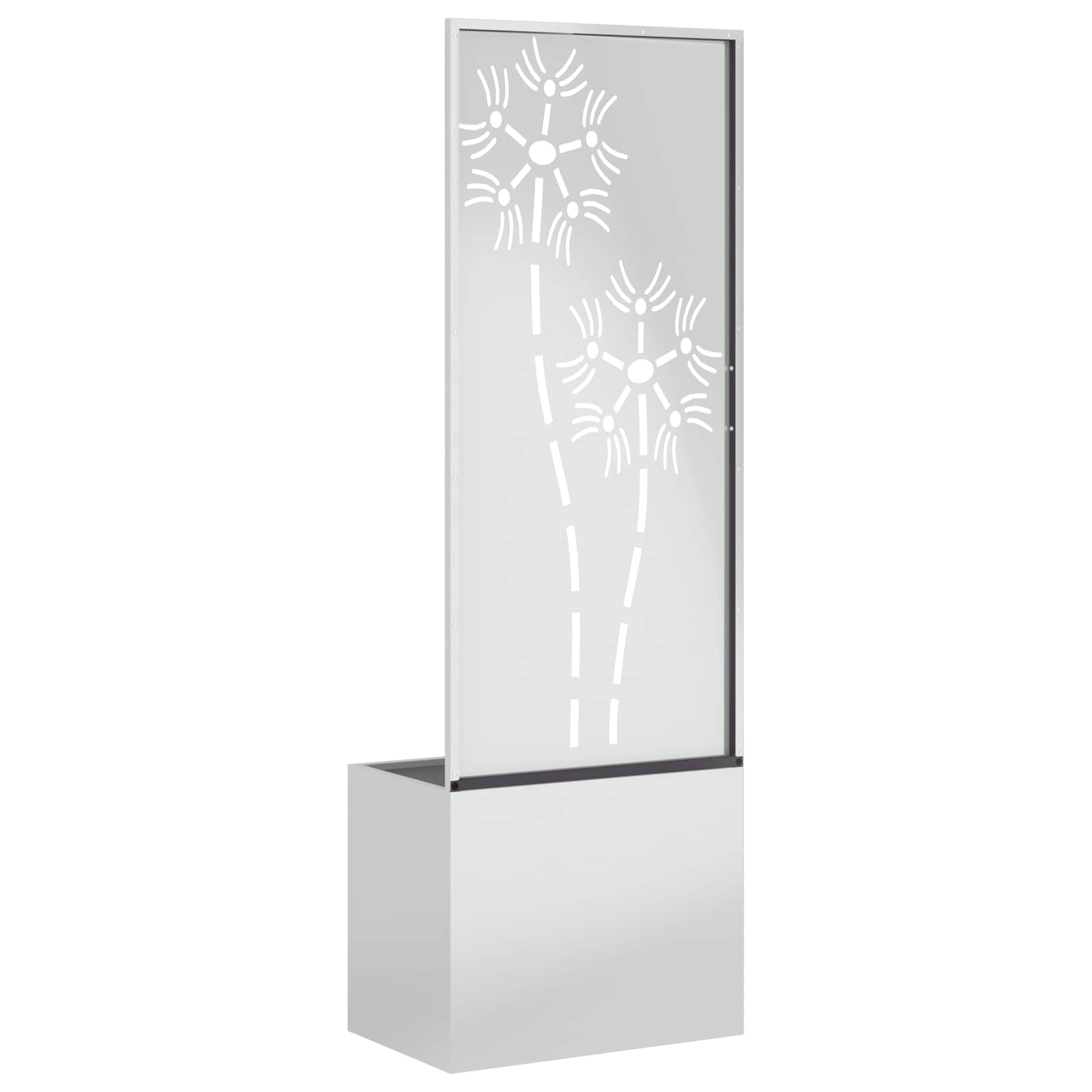 Schermo per privacy in giardino Argento 50 x 32 x 150 cm