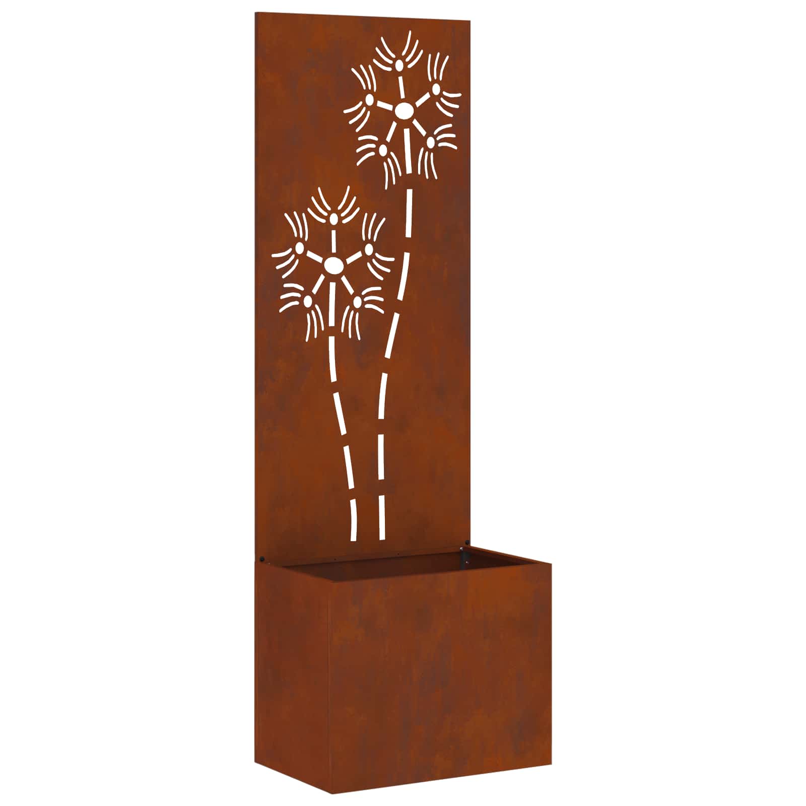 Schermo per privacy in giardino Ruggine 50 x 32 x 150 cm