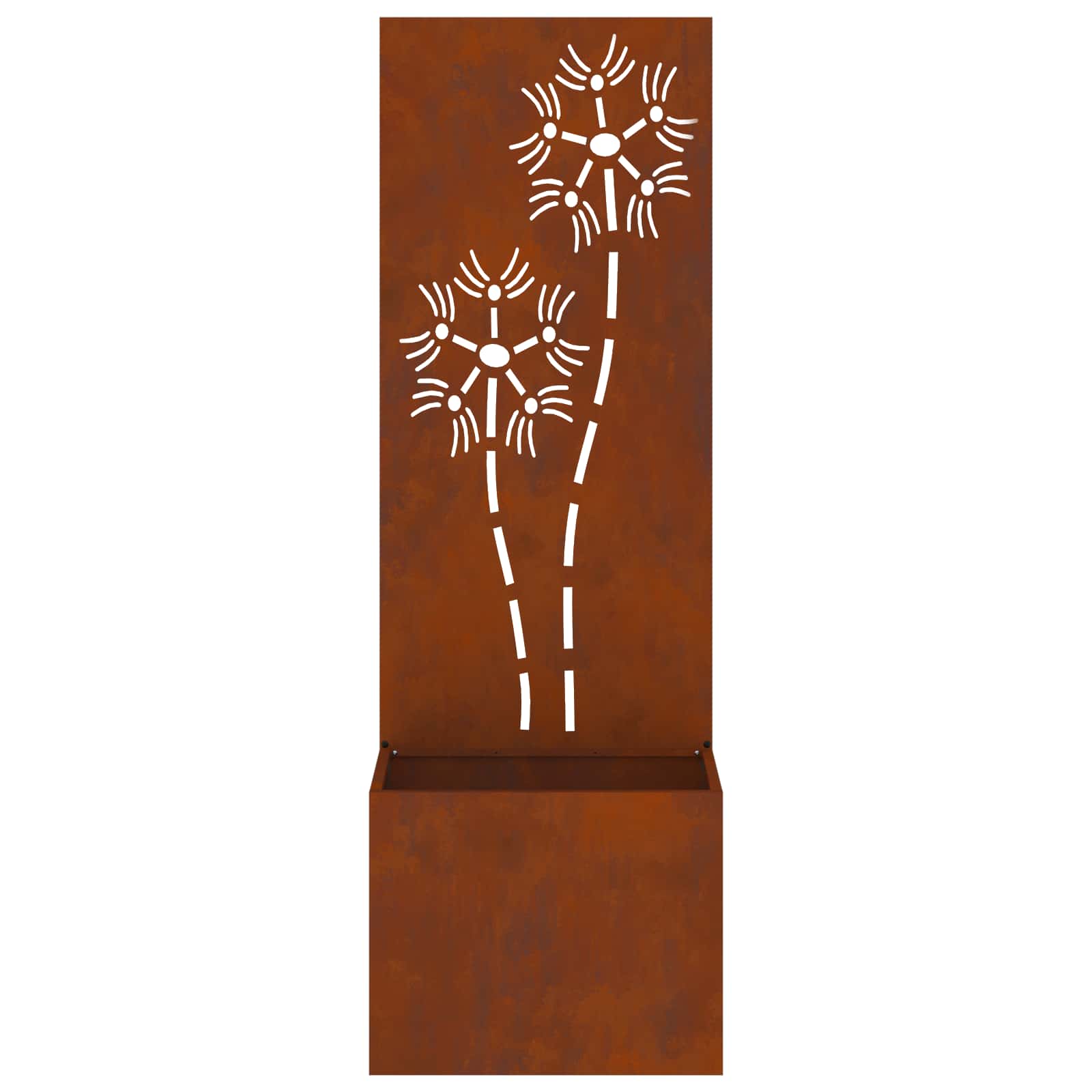 Schermo per privacy in giardino Ruggine 50 x 32 x 150 cm