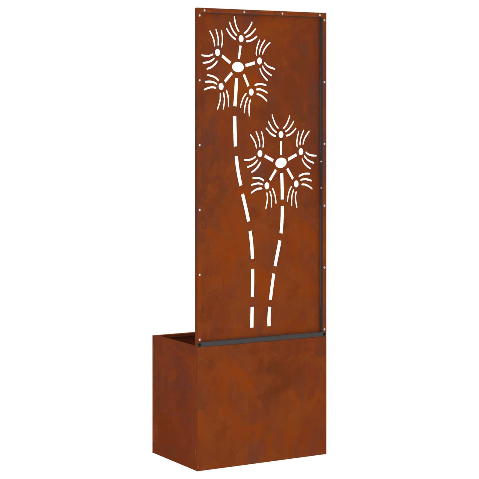 Schermo per privacy in giardino Ruggine 50 x 32 x 150 cm
