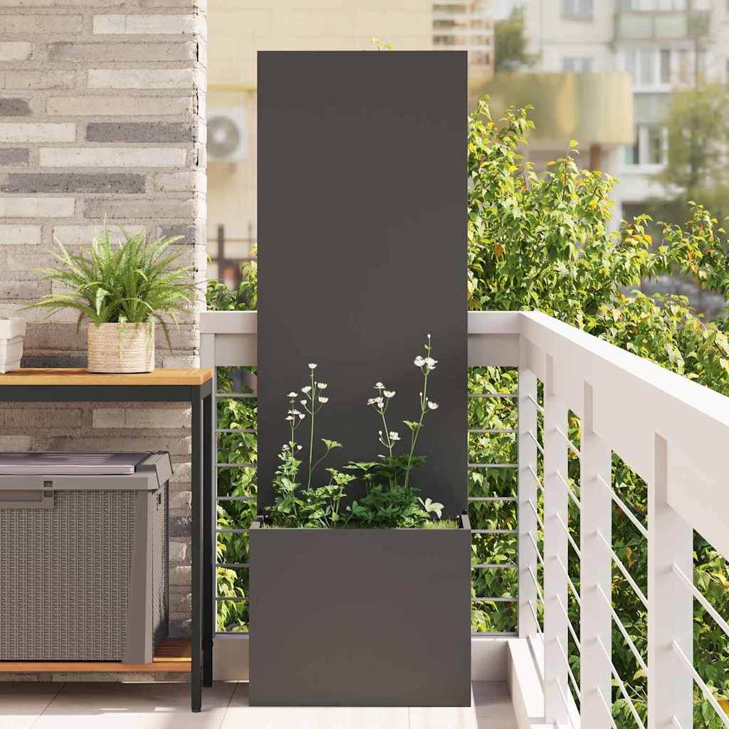 Schermo per privacy in giardino Traforo Nero 50 x 32 x 150 cm