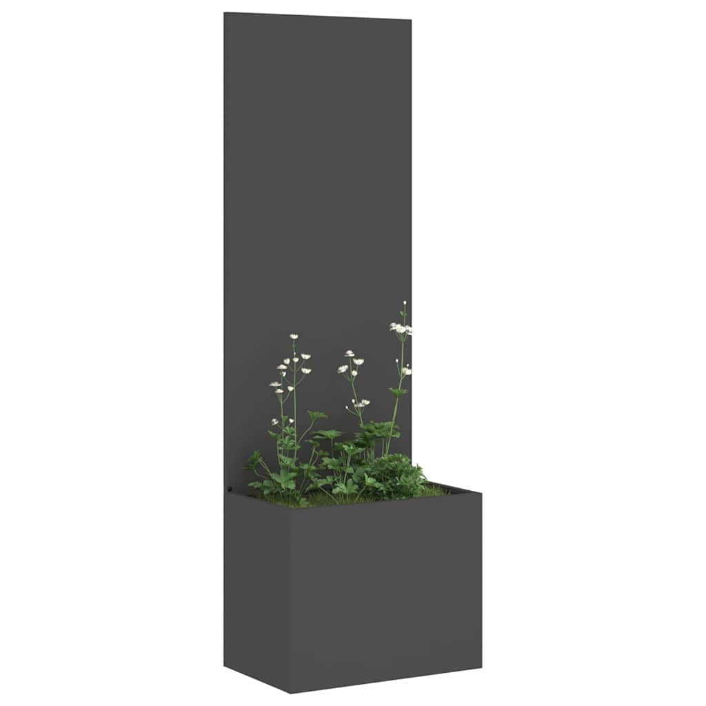 Schermo per privacy in giardino Traforo Nero 50 x 32 x 150 cm