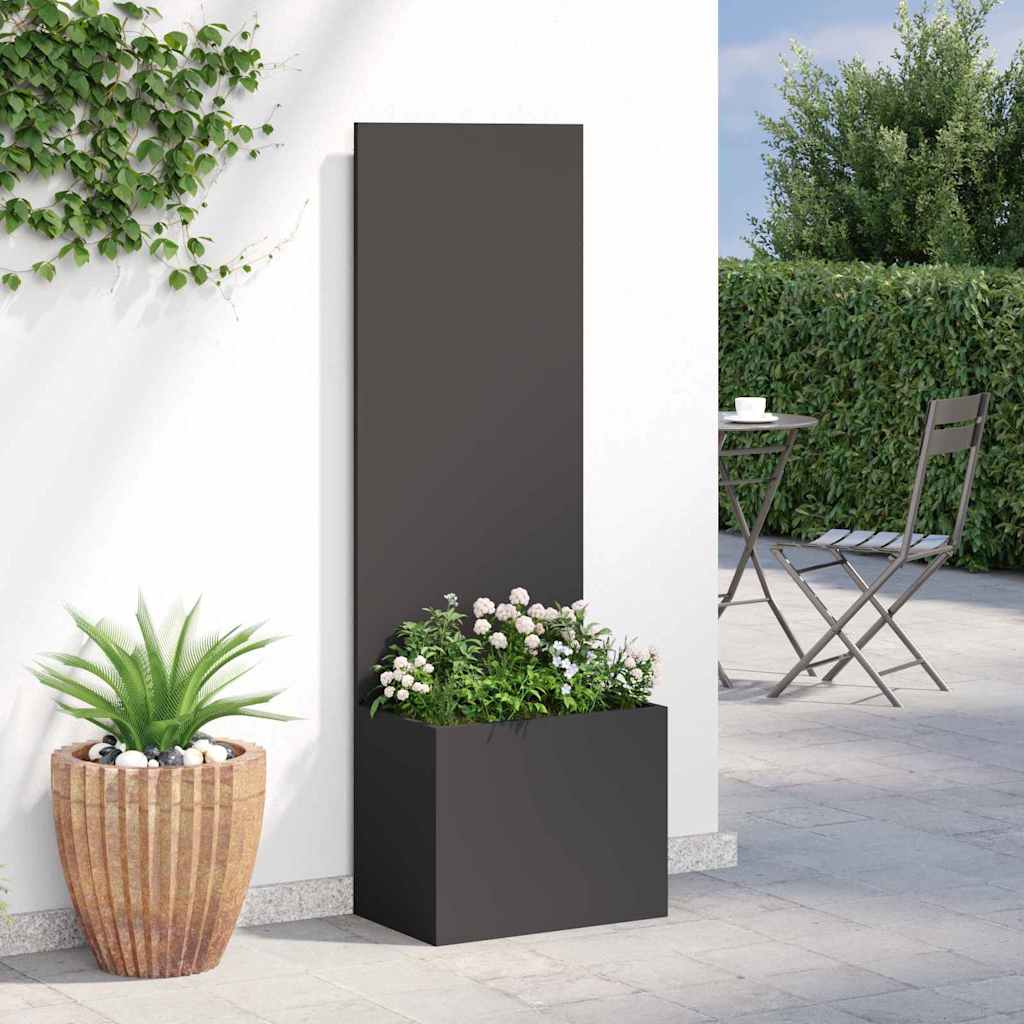 Schermo per privacy in giardino Traforo Nero 50 x 32 x 150 cm