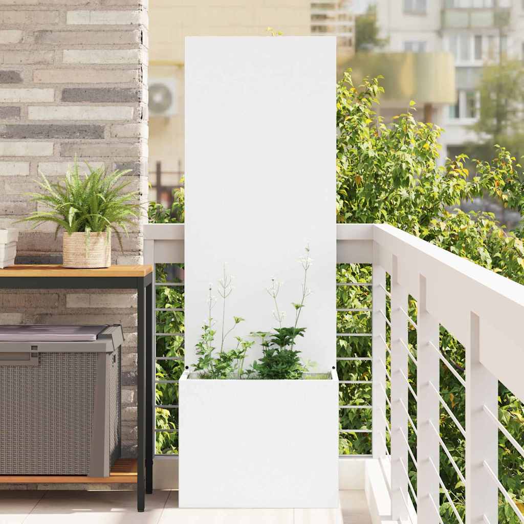 Schermo per privacy in giardino Traforo Bianco 50 x 32 x 150 cm