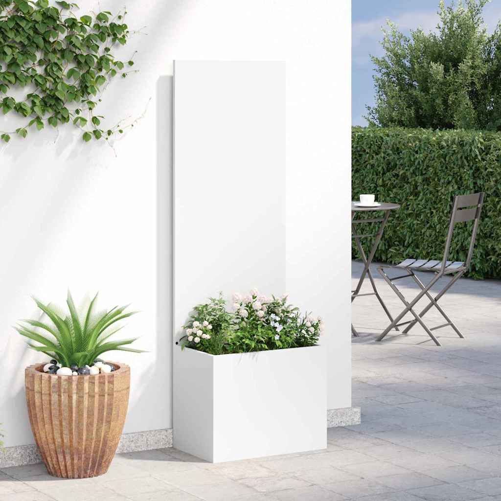 Schermo per privacy in giardino Traforo Bianco 50 x 32 x 150 cm