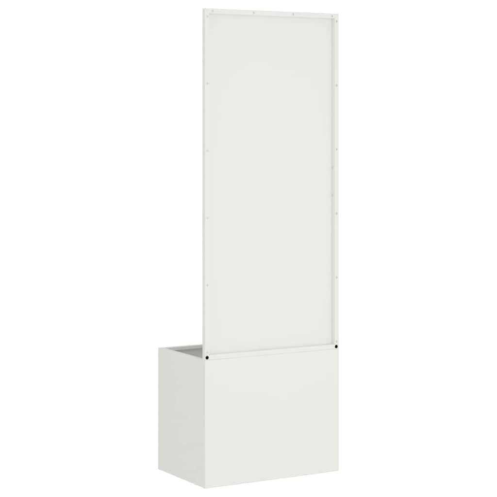 Schermo per privacy in giardino Traforo Bianco 50 x 32 x 150 cm