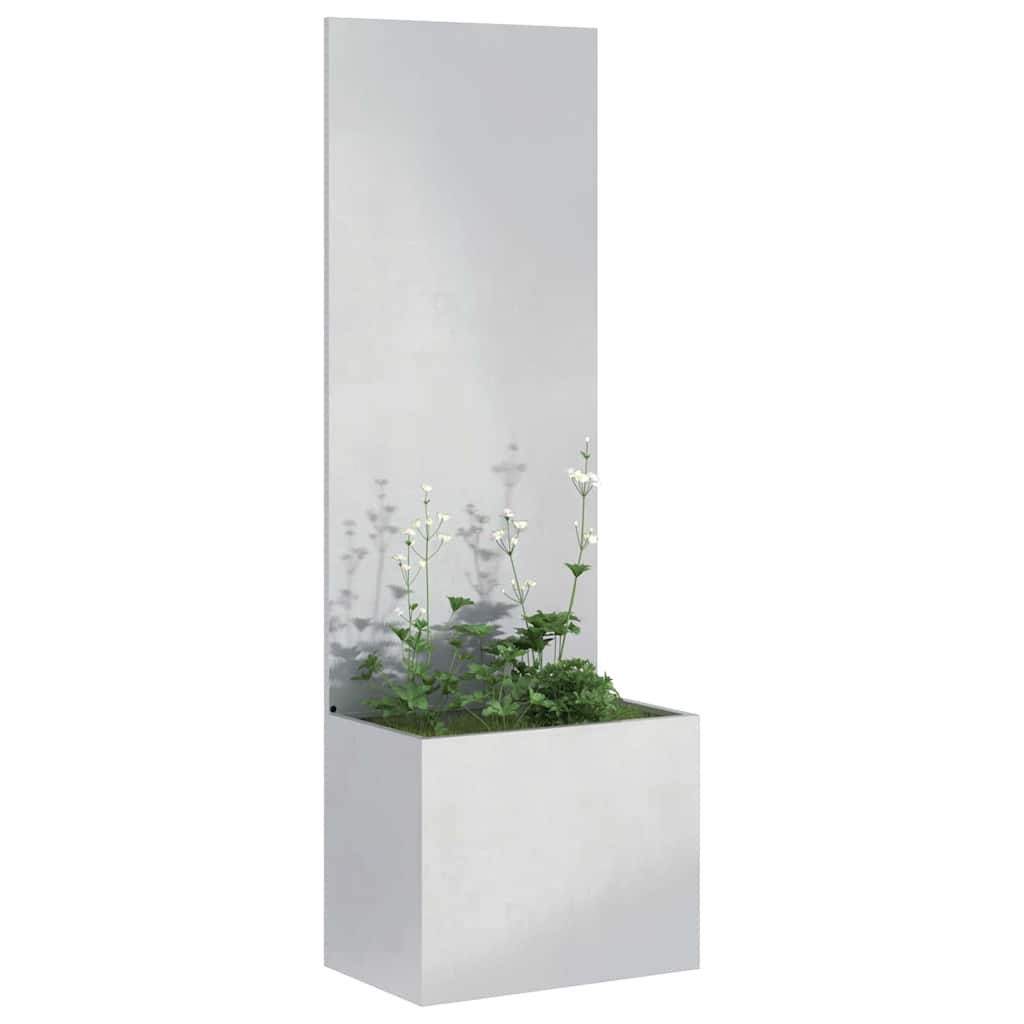 Schermo per privacy in giardino Argento 50 x 32 x 150 cm