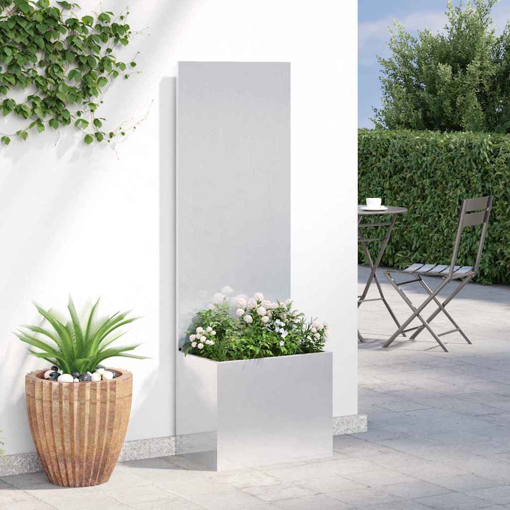 Schermo per privacy in giardino Argento 50 x 32 x 150 cm