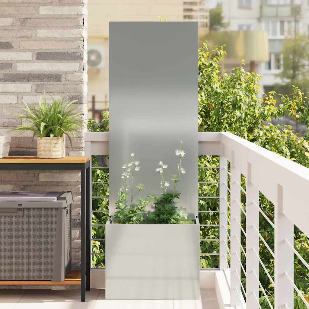 Schermo per privacy in giardino Argento 50 x 32 x 150 cm
