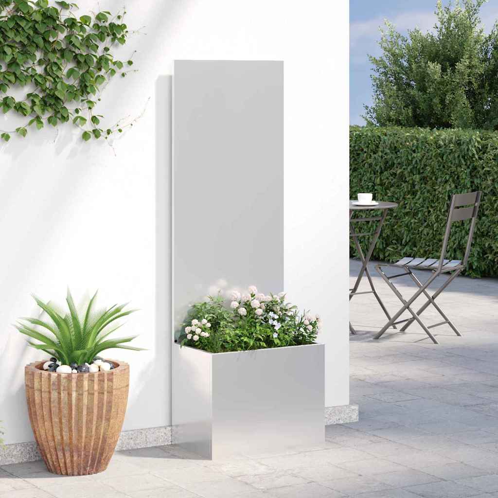 Schermo per privacy in giardino Argento 50 x 32 x 150 cm