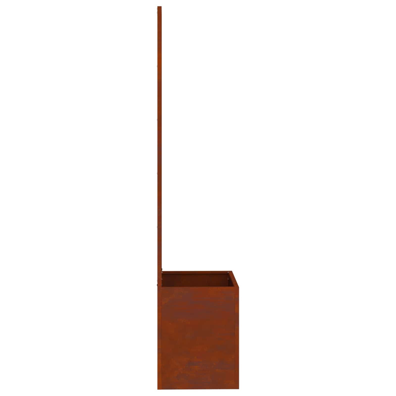 Schermo per privacy in giardino Ruggine 50 x 32 x 150 cm