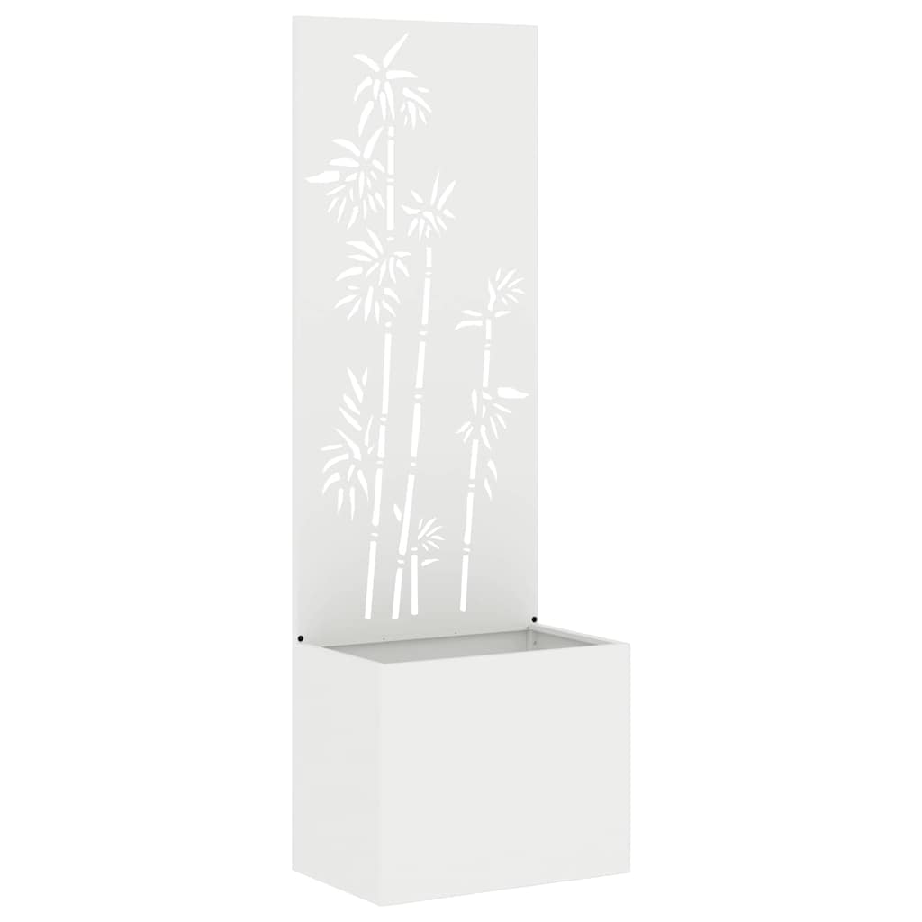 Schermo per privacy in giardino Bianco 50 x 32 x 150 cm