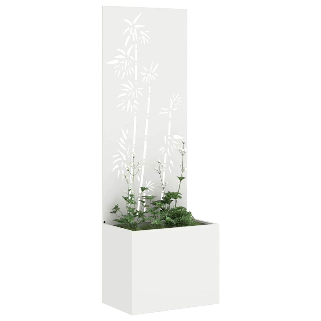 Schermo per privacy in giardino Bianco 50 x 32 x 150 cm