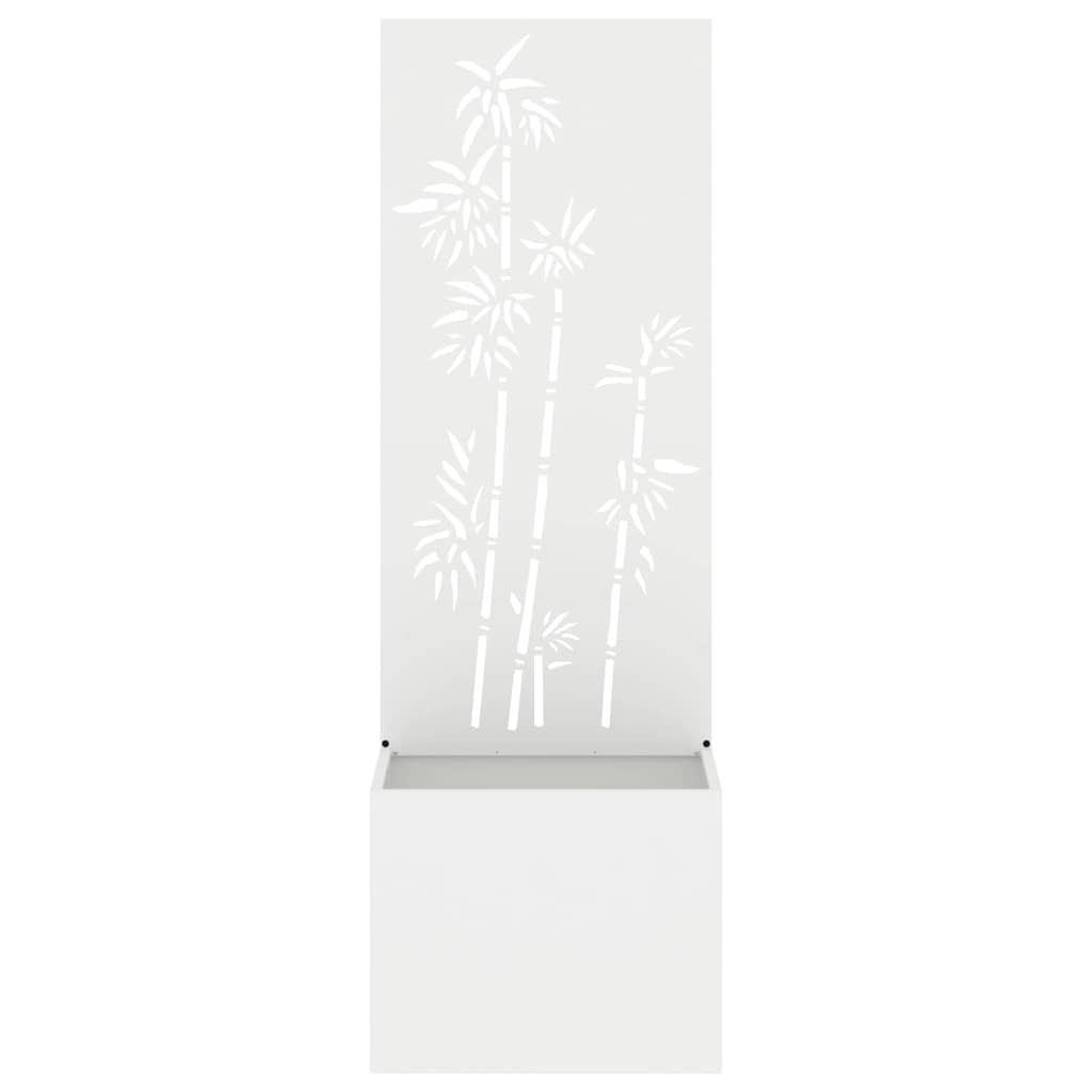 Schermo per privacy in giardino Bianco 50 x 32 x 150 cm