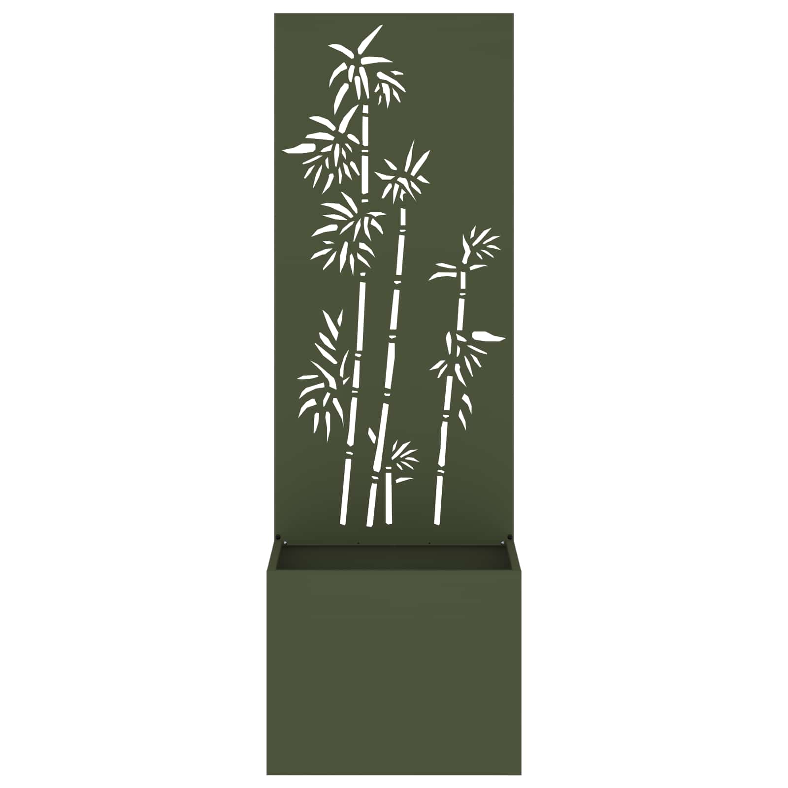 Schermo per privacy in giardino Oliver verde 50 x 32 x 150 cm