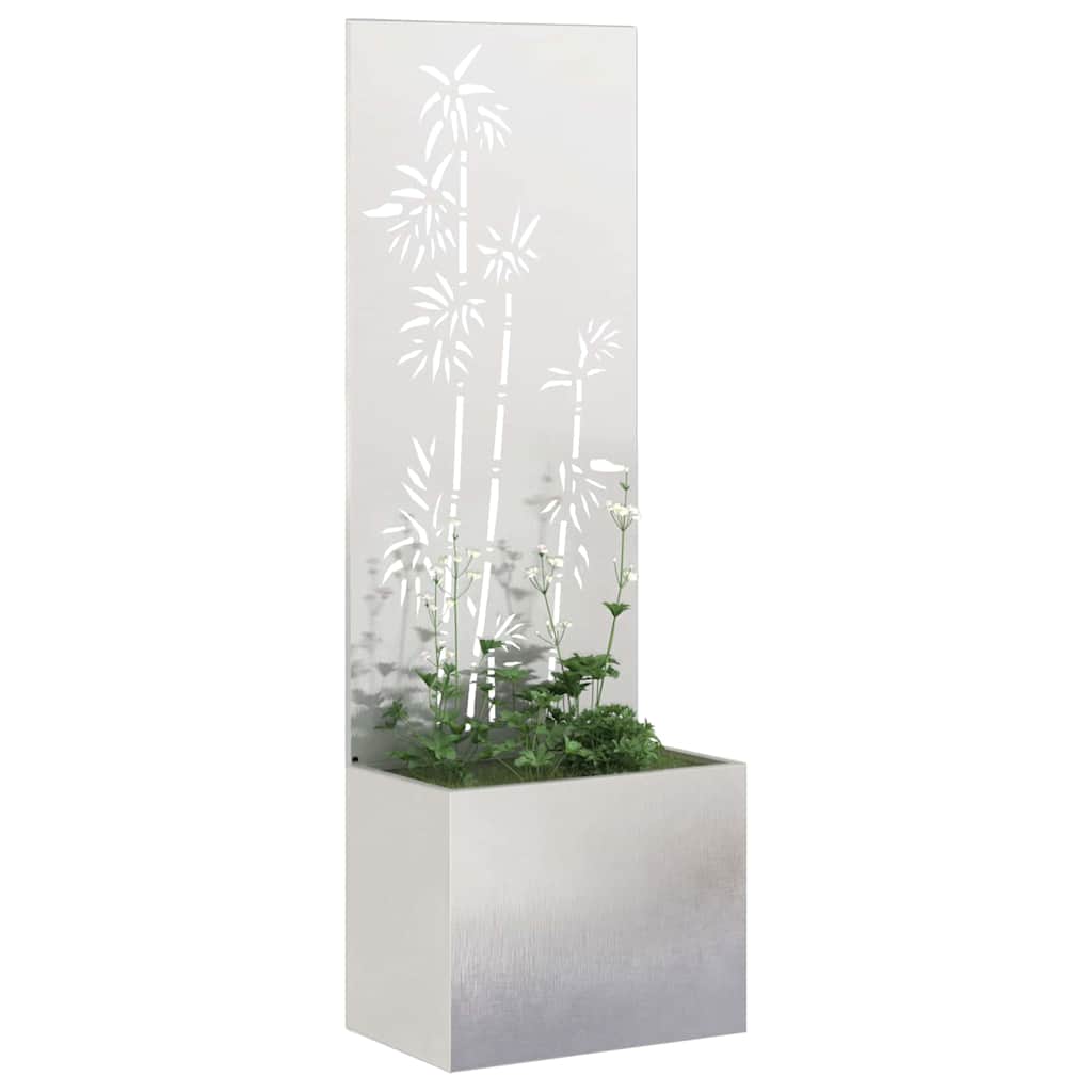 Schermo per privacy in giardino Argento 50 x 32 x 150 cm
