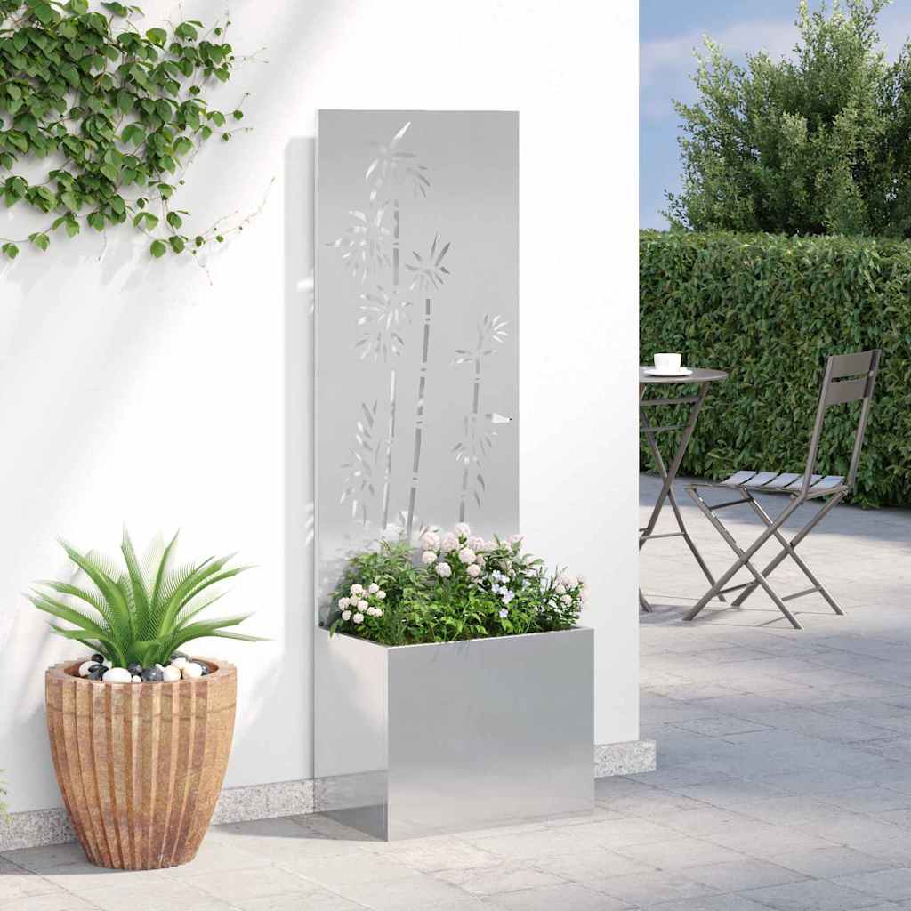 Schermo per privacy in giardino Argento 50 x 32 x 150 cm