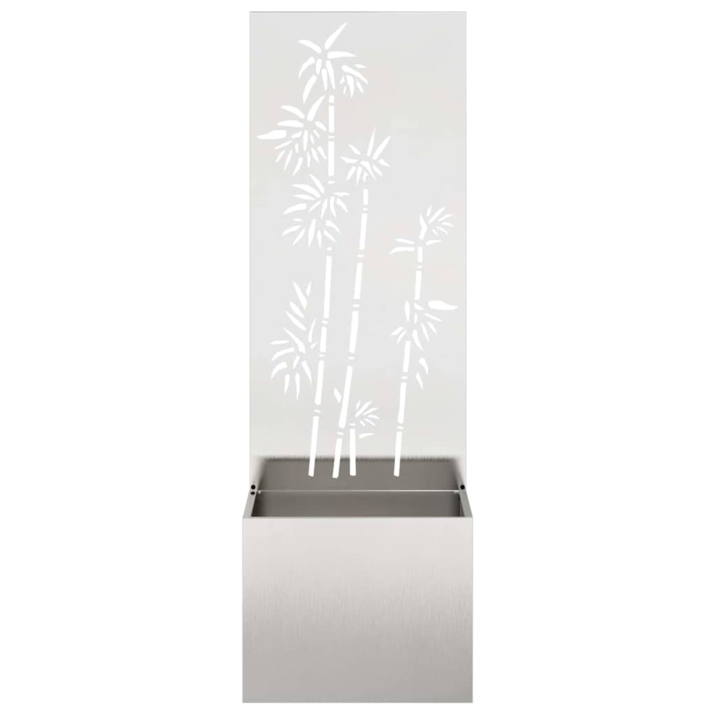 Schermo per privacy in giardino Argento 50 x 32 x 150 cm