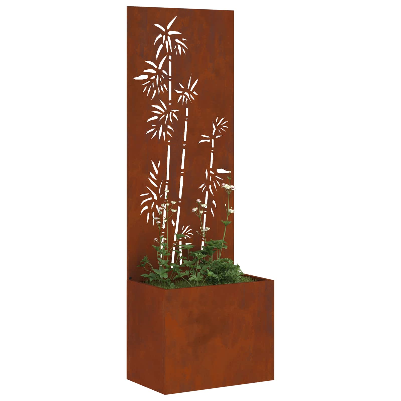 Schermo per privacy in giardino Ruggine 50 x 32 x 150 cm