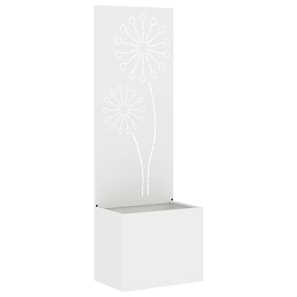 Schermo per privacy in giardino Traforo Bianco 50 x 32 x 150 cm