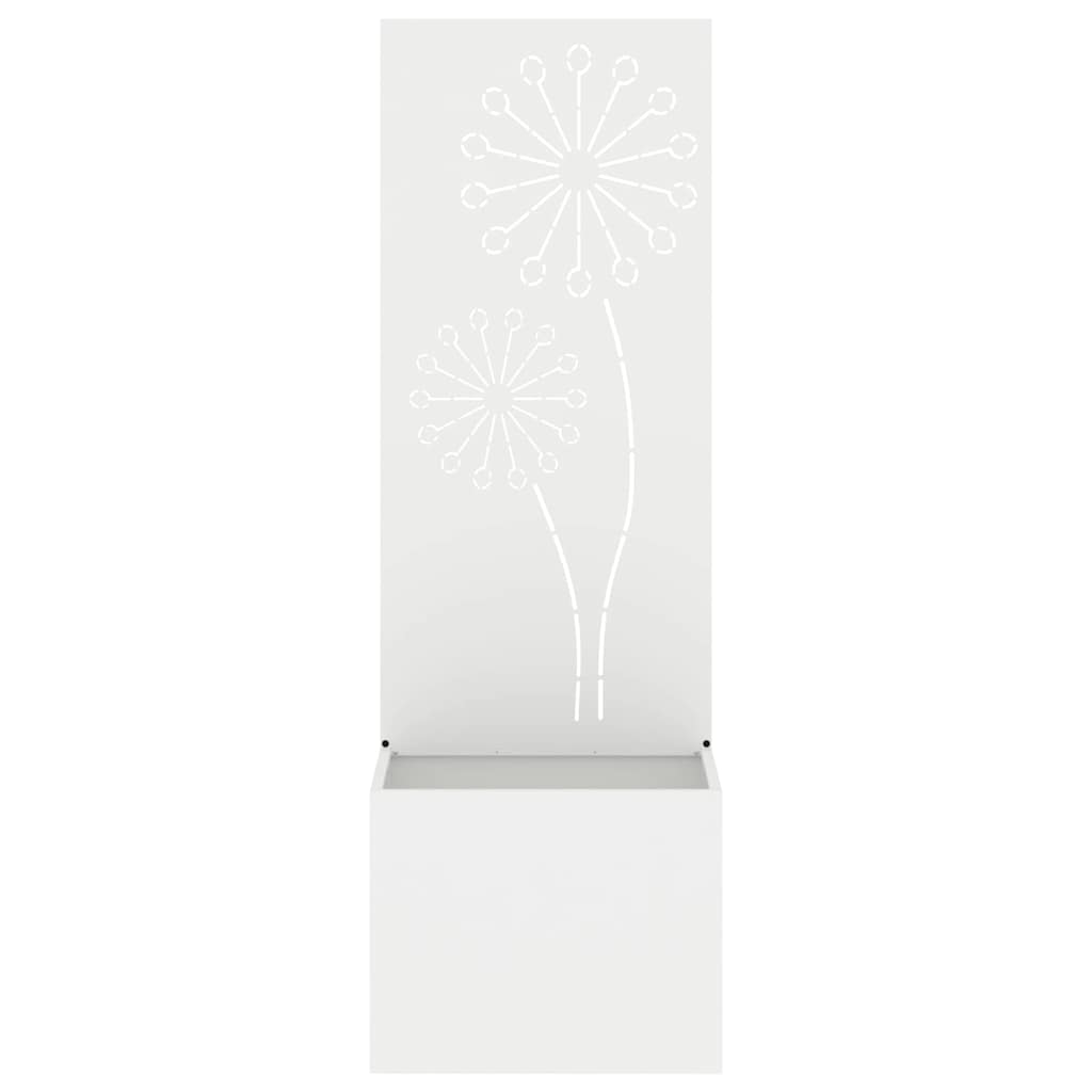 Schermo per privacy in giardino Traforo Bianco 50 x 32 x 150 cm
