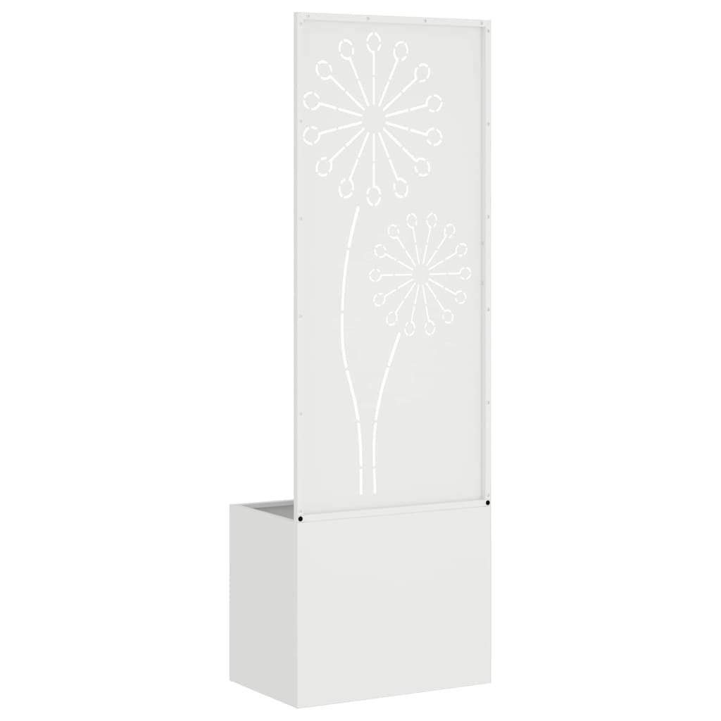 Schermo per privacy in giardino Traforo Bianco 50 x 32 x 150 cm