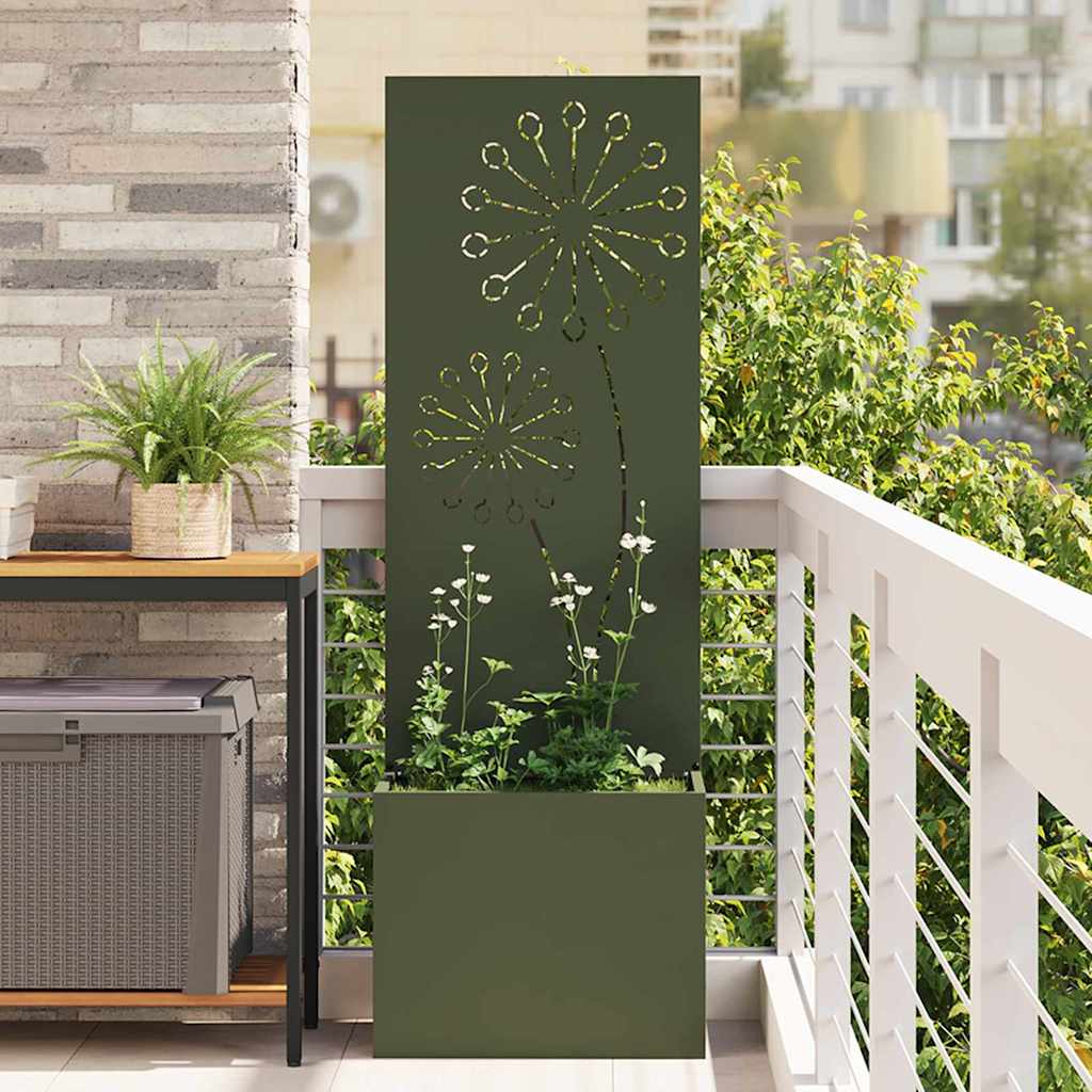 Schermo per privacy in giardino Oliver verde 50 x 32 x 150 cm