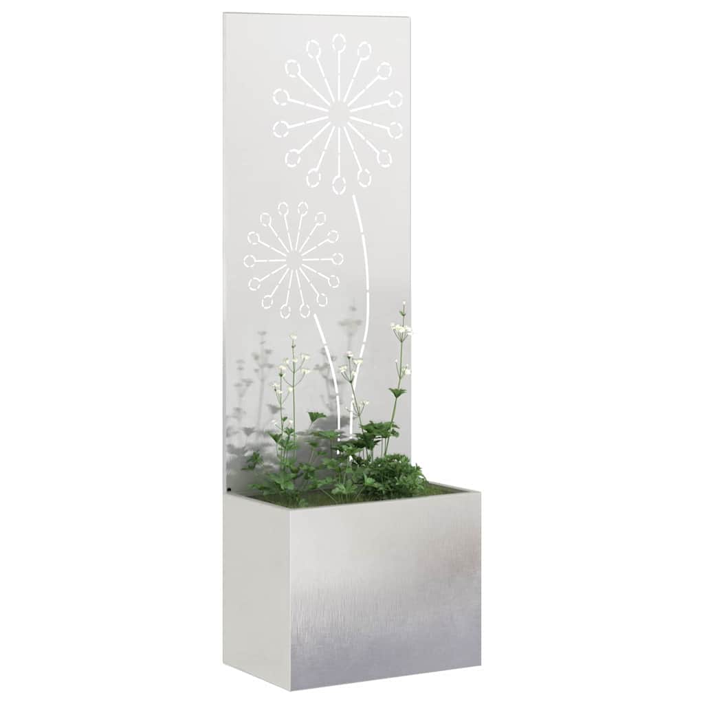 Schermo per privacy in giardino Argento 50 x 32 x 150 cm