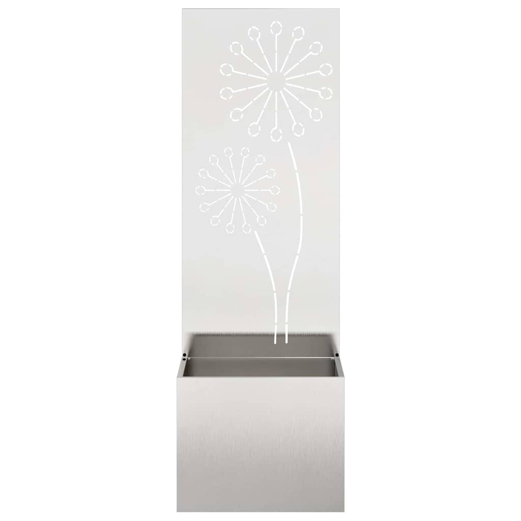 Schermo per privacy in giardino Argento 50 x 32 x 150 cm