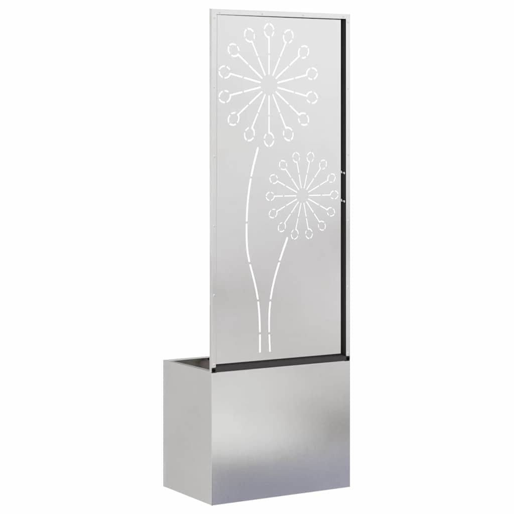 Schermo per privacy in giardino Argento 50 x 32 x 150 cm