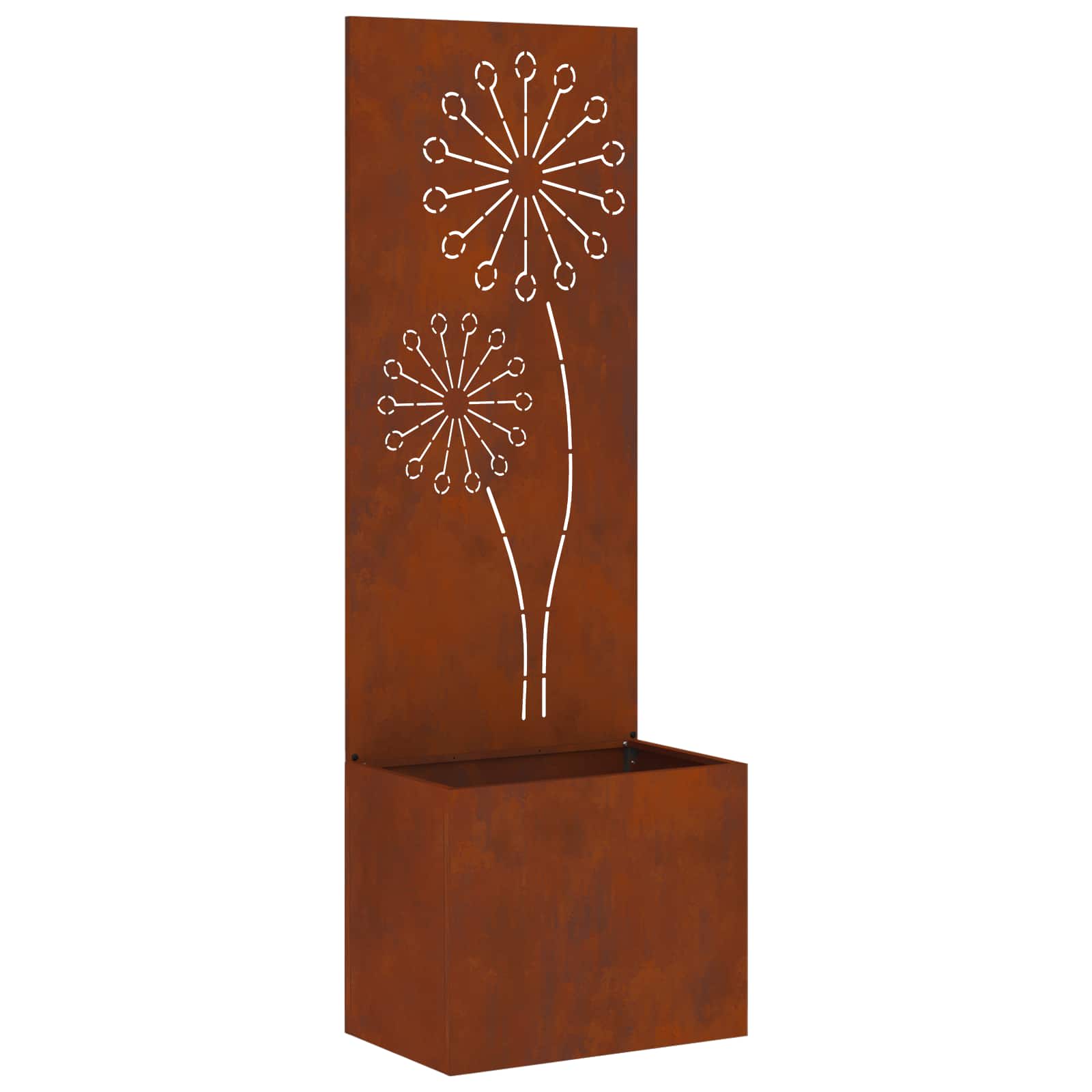 Schermo per privacy in giardino Ruggine 50 x 32 x 150 cm