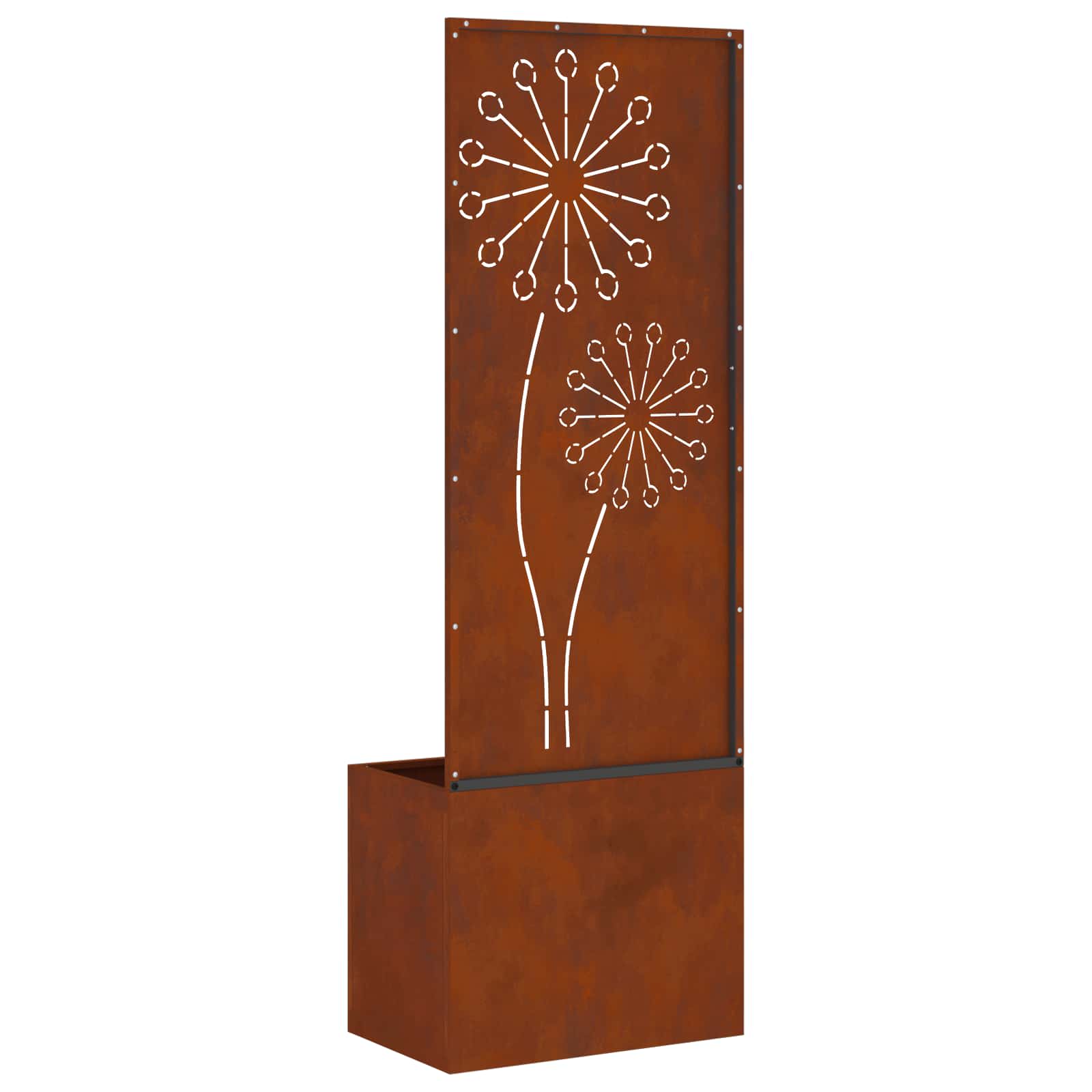 Schermo per privacy in giardino Ruggine 50 x 32 x 150 cm
