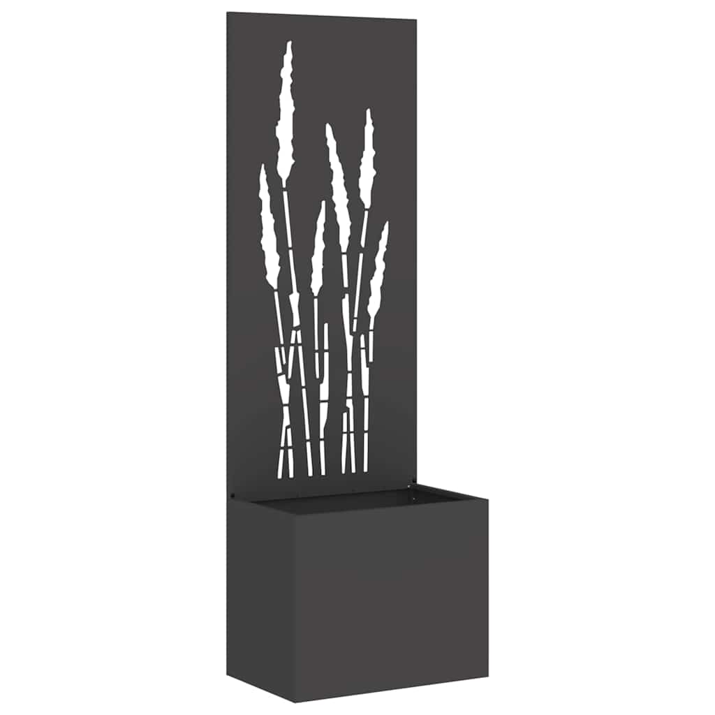 Schermo per privacy in giardino Traforo Nero 50 x 32 x 150 cm