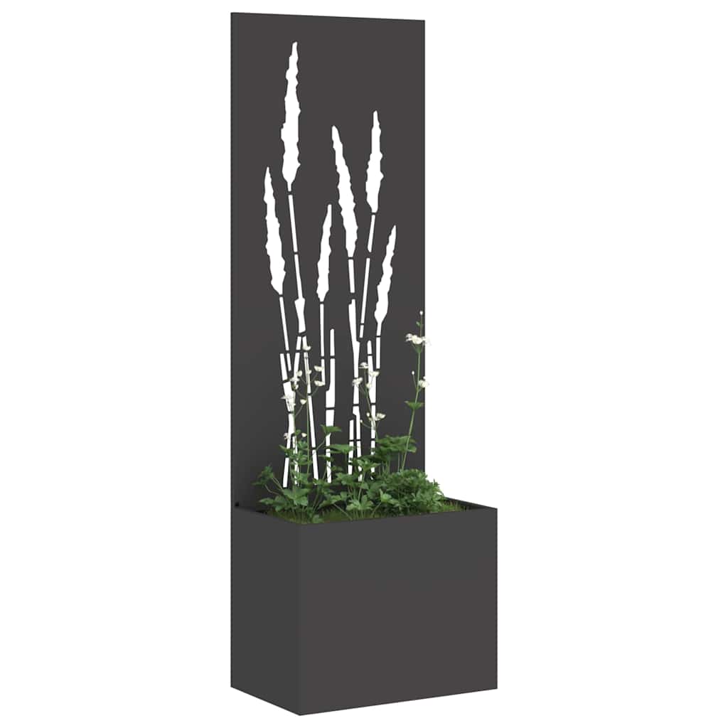 Schermo per privacy in giardino Traforo Nero 50 x 32 x 150 cm