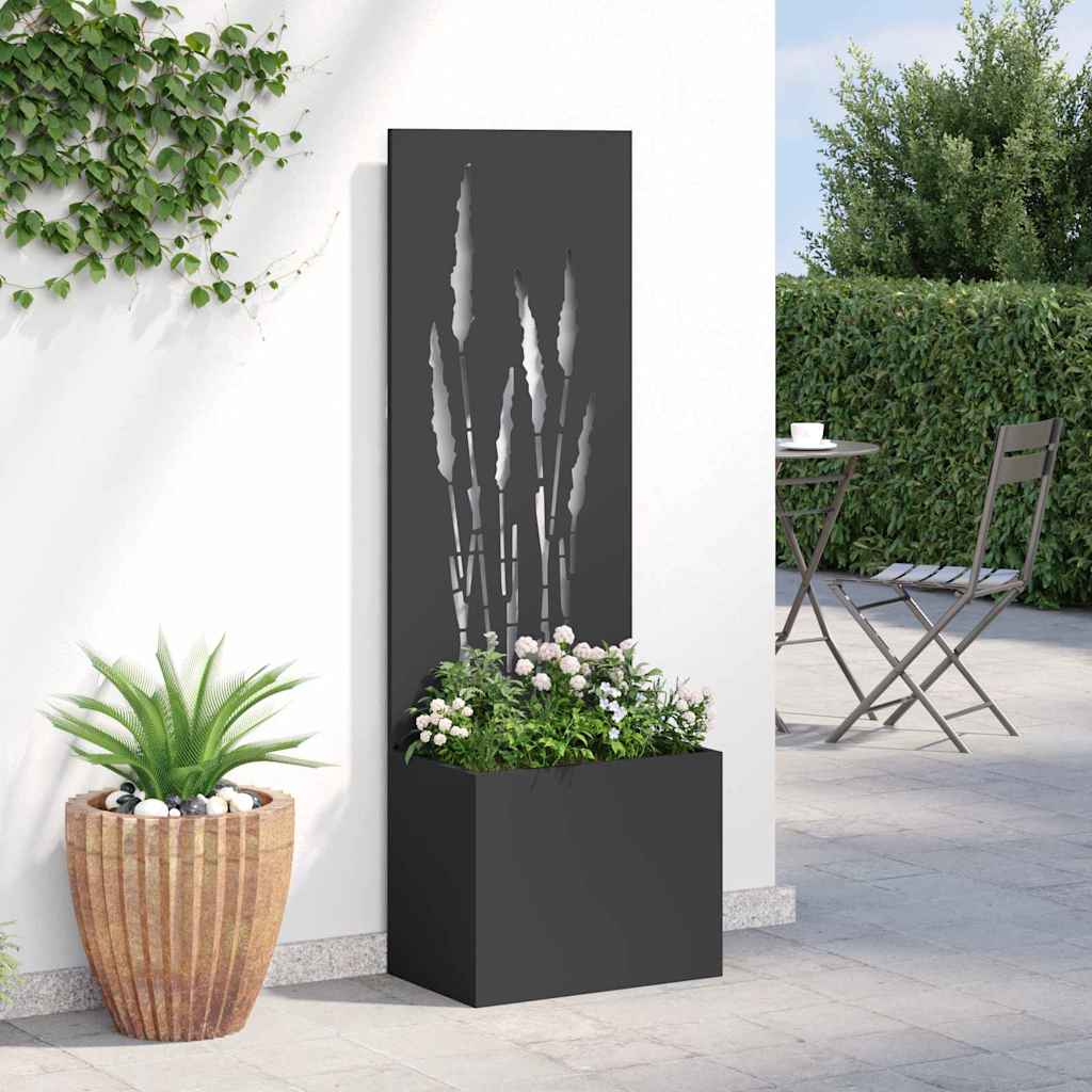 Schermo per privacy in giardino Traforo Nero 50 x 32 x 150 cm