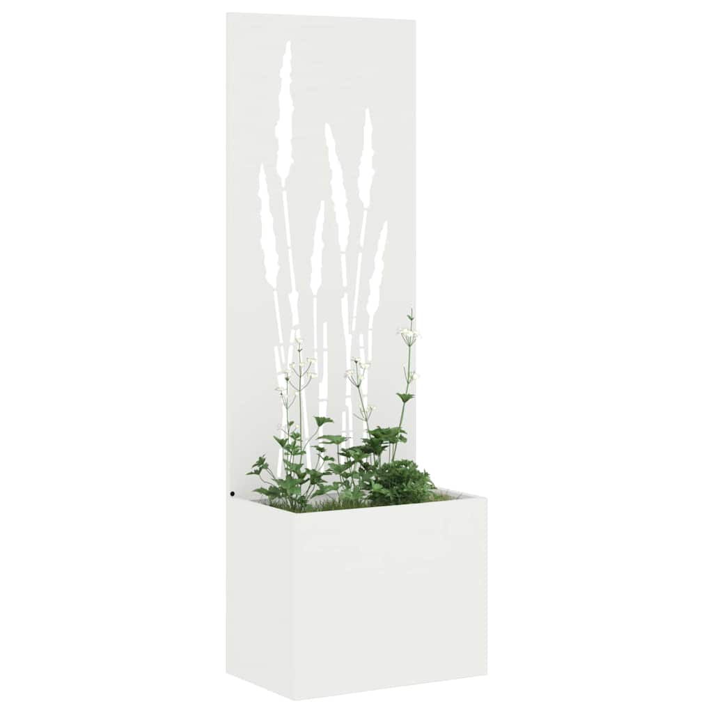 Schermo per privacy in giardino Traforo Bianco 50 x 32 x 150 cm
