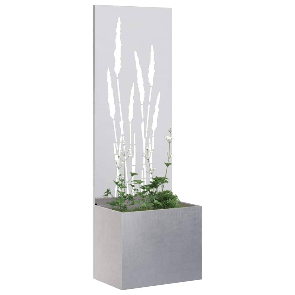 Schermo per privacy in giardino Argento 50 x 32 x 150 cm