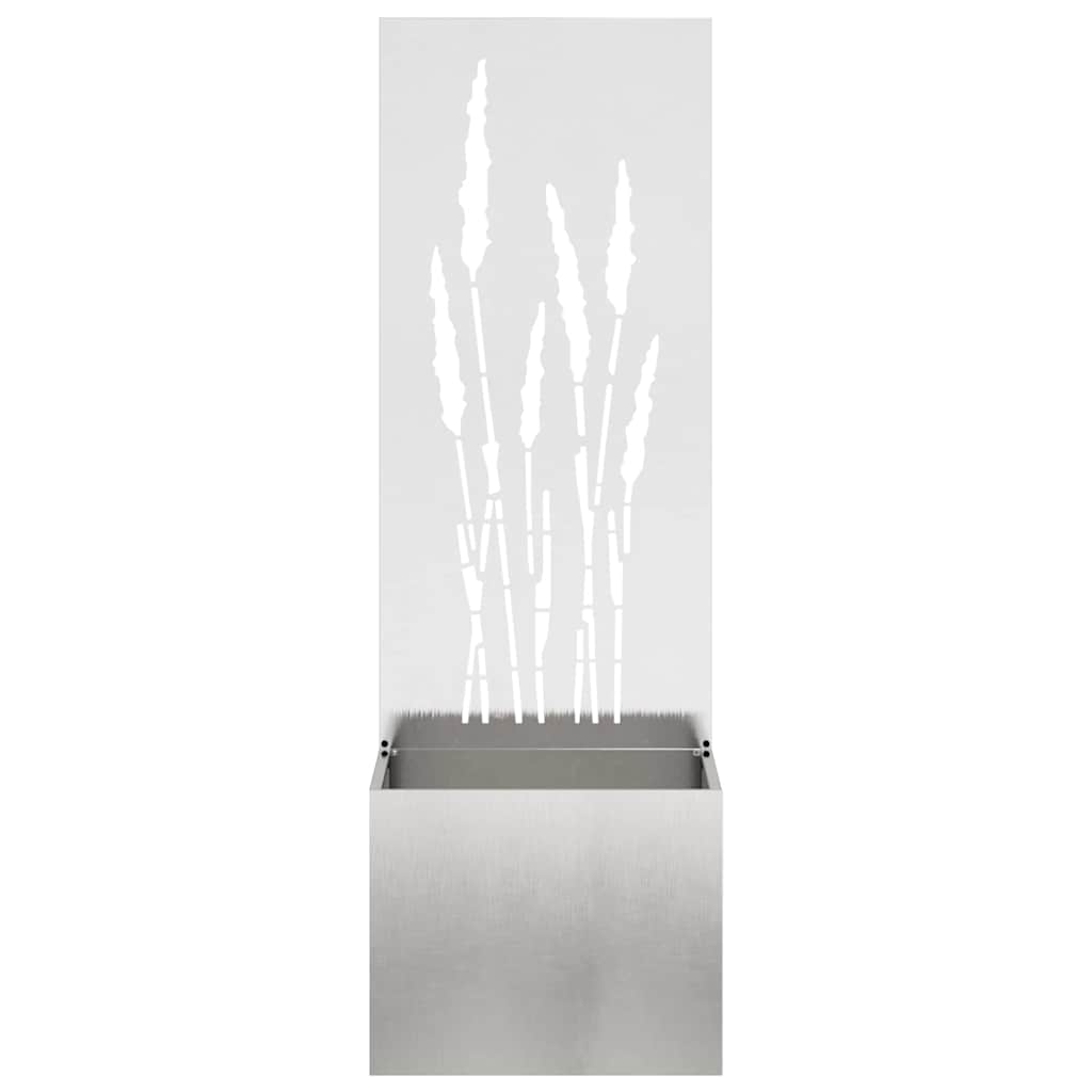 Schermo per privacy in giardino Argento 50 x 32 x 150 cm