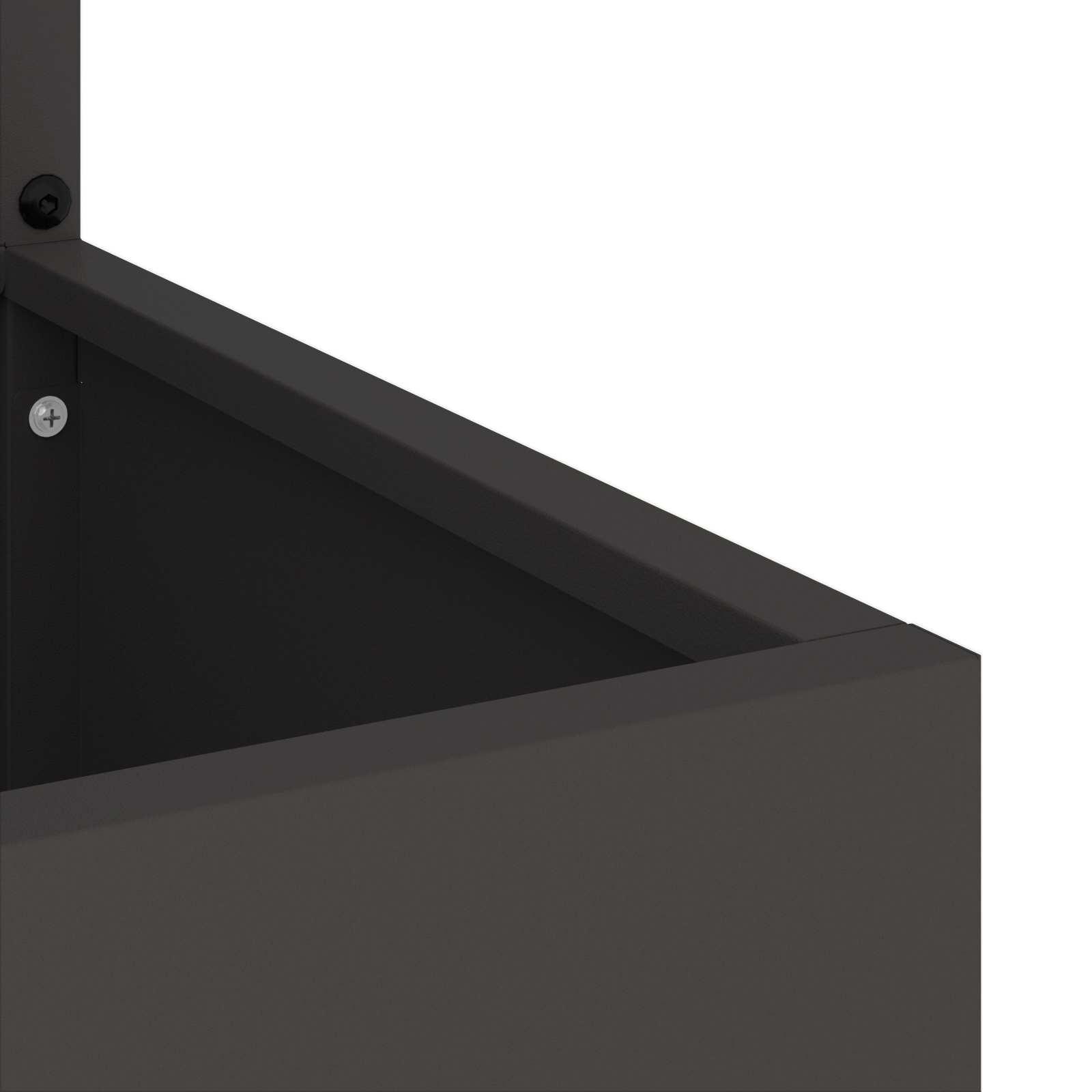 Schermo per privacy in giardino Traforo Nero 50 x 32 x 150 cm