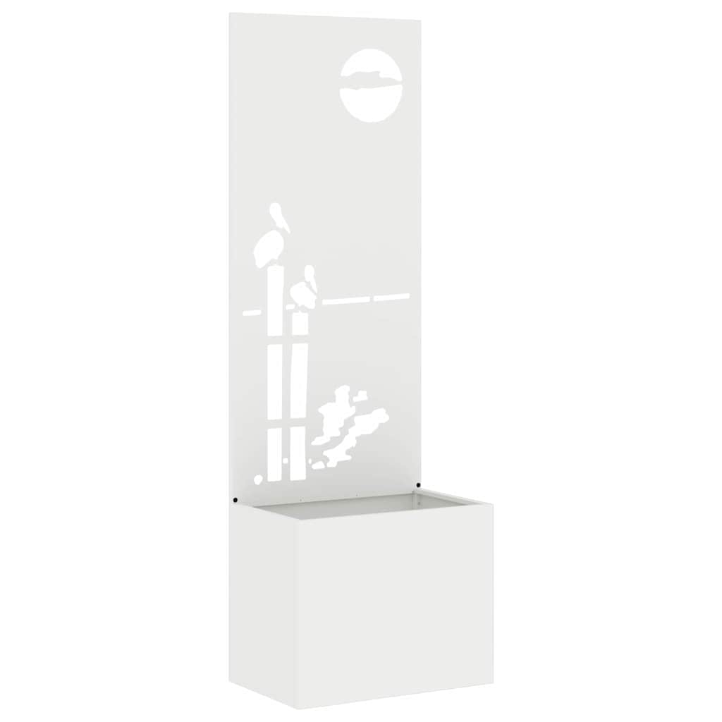 Schermo per privacy in giardino Traforo Bianco 50 x 32 x 150 cm