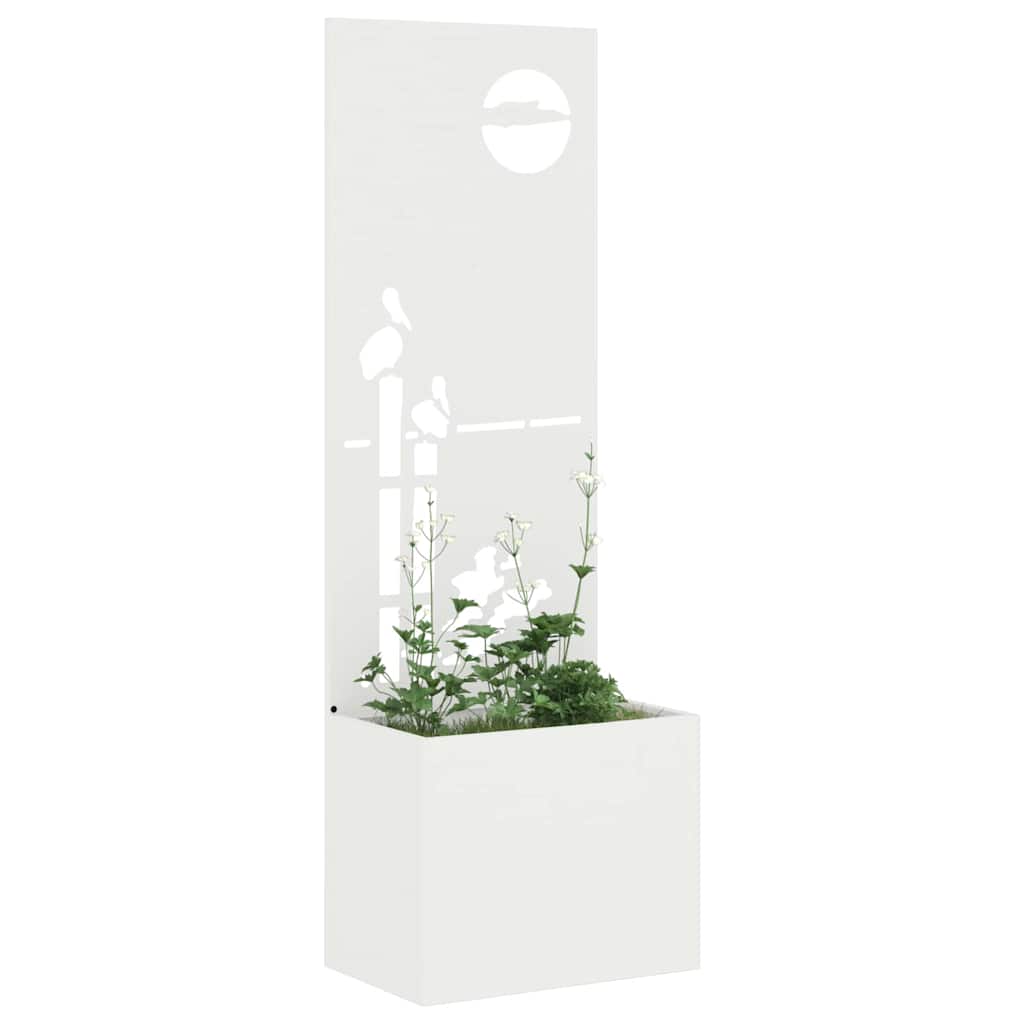 Schermo per privacy in giardino Traforo Bianco 50 x 32 x 150 cm