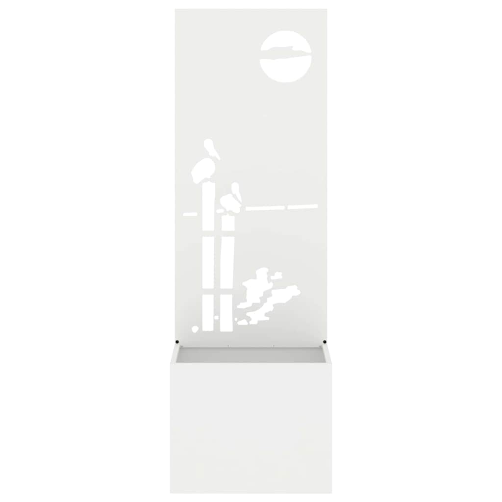 Schermo per privacy in giardino Traforo Bianco 50 x 32 x 150 cm