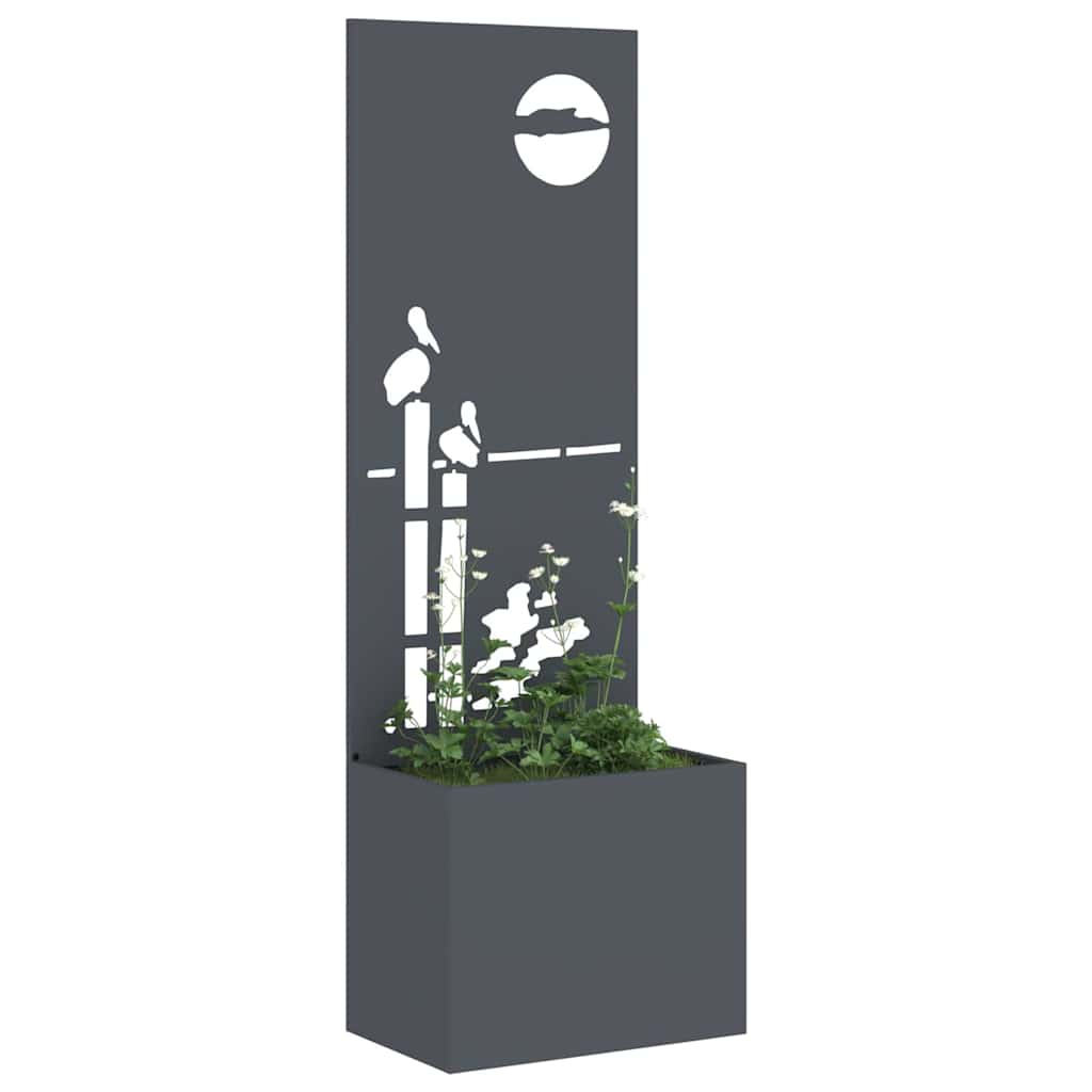 Schermo per privacy in giardino Antracite 50 x 32 x 150 cm