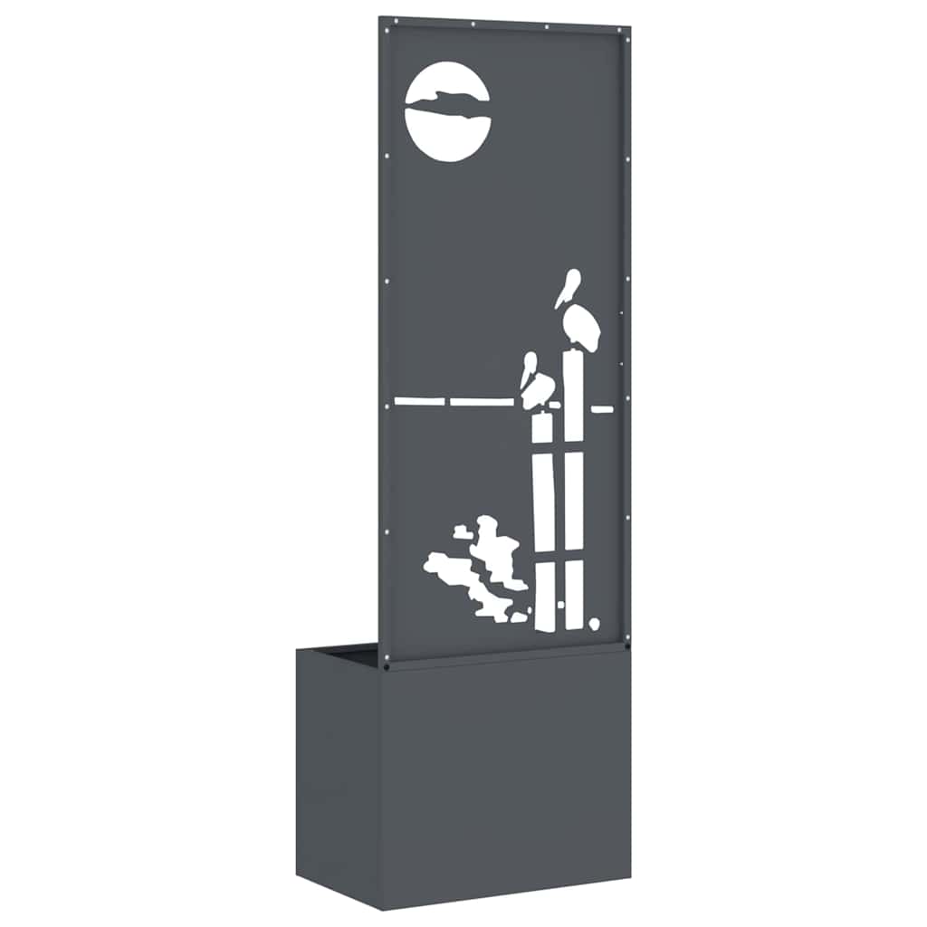 Schermo per privacy in giardino Antracite 50 x 32 x 150 cm
