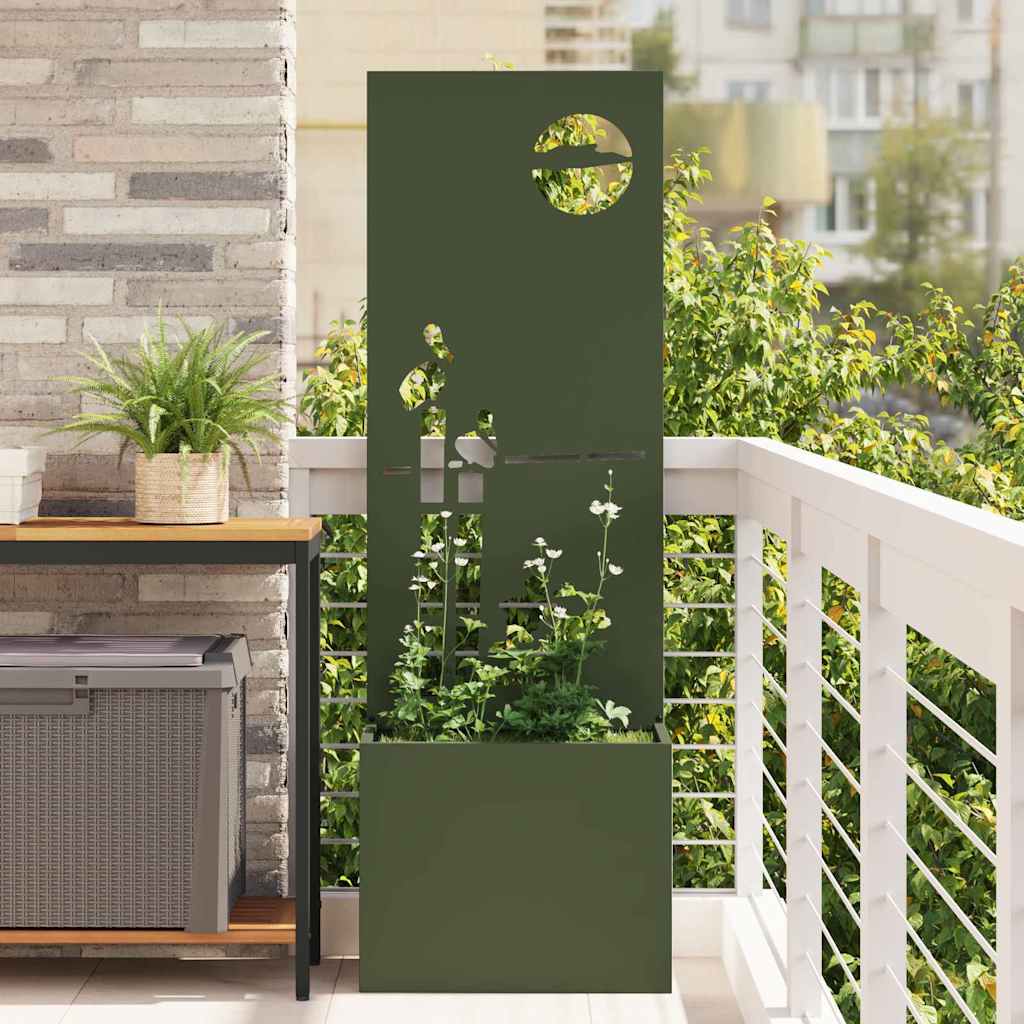Schermo per privacy in giardino Oliver verde 50 x 32 x 150 cm