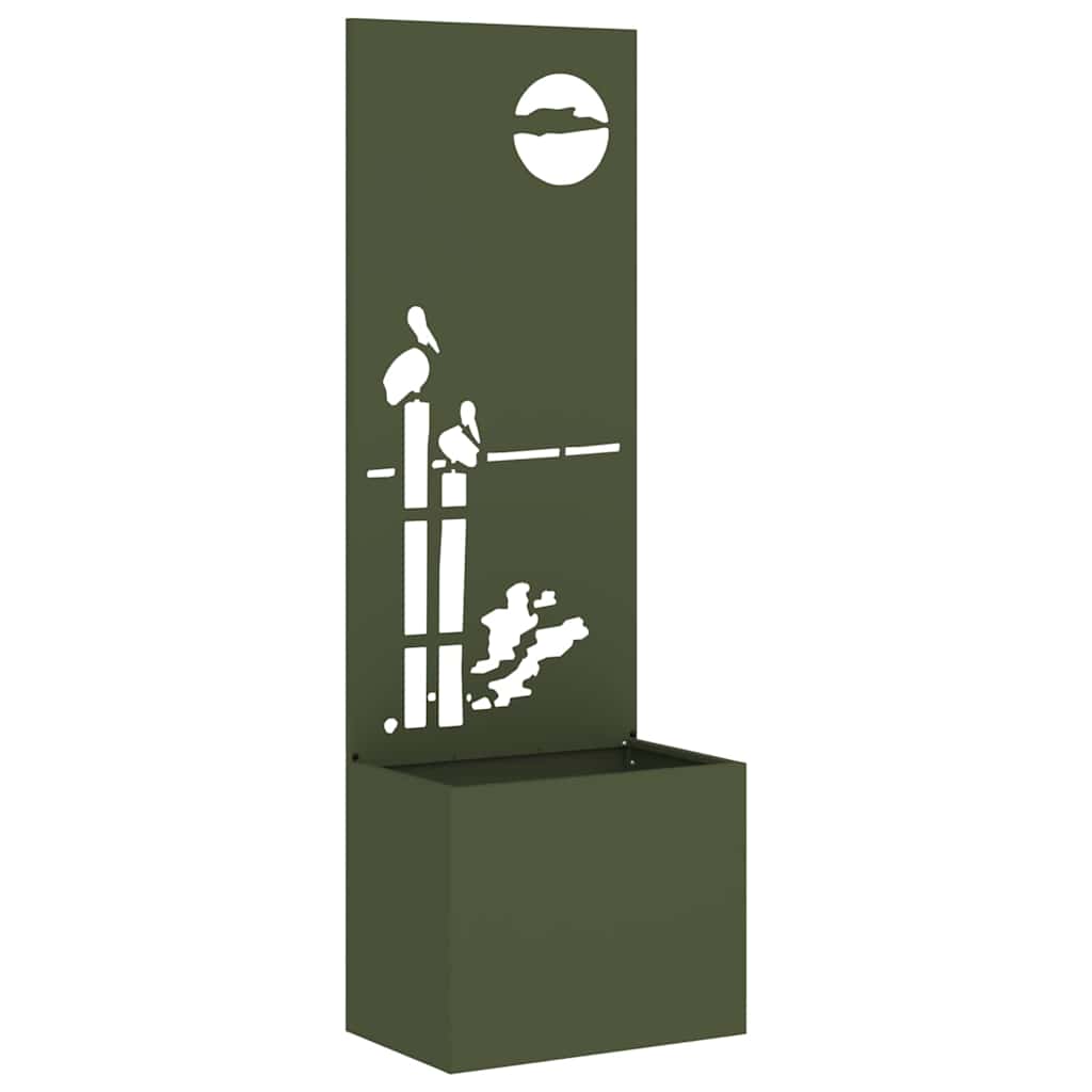 Schermo per privacy in giardino Oliver verde 50 x 32 x 150 cm