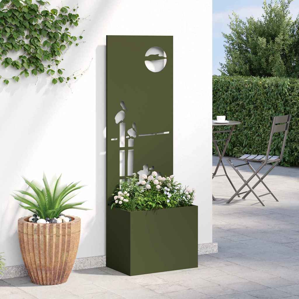 Schermo per privacy in giardino Oliver verde 50 x 32 x 150 cm